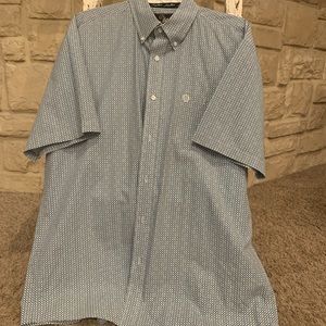 Men’s Wrangler George Strait Button Down Short Sleeved XL